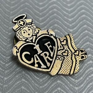 Vintage nurse angel pin